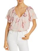 Rebecca Taylor Fleur V-neck Top