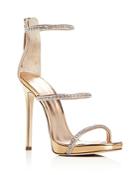 Giuseppe Zanotti Women's Coline Embellished Leather Strappy High Heel Sandals