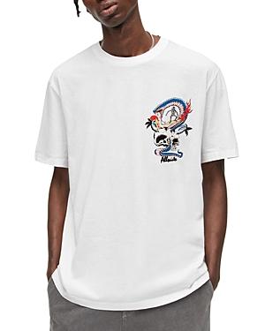 Allsaints Relaxed Fit Snake Pit Graphic Tee