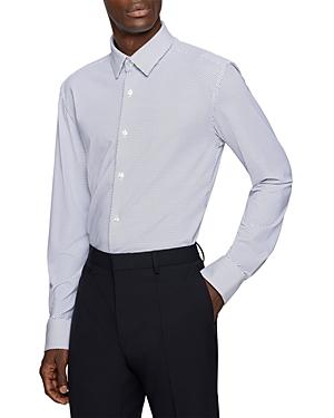 Boss P-hank-s-kent-214 Performance Stretch Dot Print Slim Fit Dress Shirt