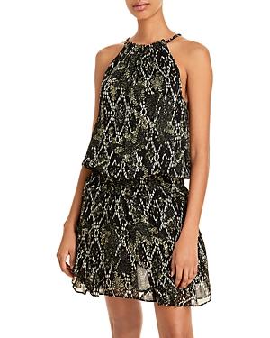 Ramy Brook Convertible Chiffon Mini Dress