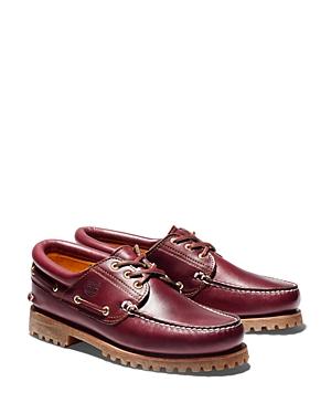Timberland Men's Authentic Lace Up Lug Sole Boat Shoes