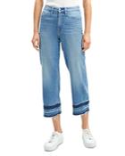 Jen 7 Released Hem Crop Jeans In Abbahrhem