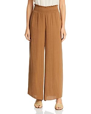 T Tahari Smocked Wide Leg Pants