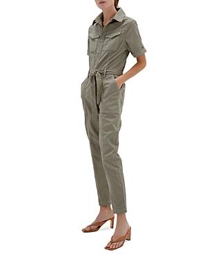 Jonathan Simkhai Standard Marissa Cotton Twill Cargo Jumpsuit