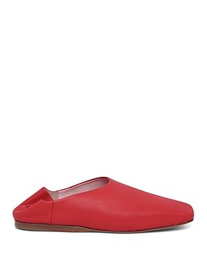 Mansur Gavriel Women's Babouche Square Toe Slip On Flats