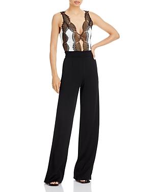 Ramy Brook Vanna Lace Trim Jumpsuit