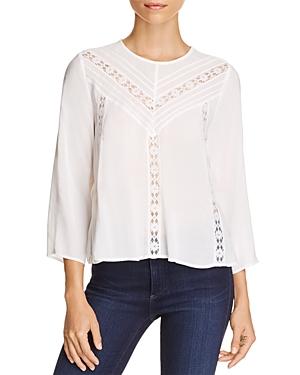 Michael Stars Lace-inset Top