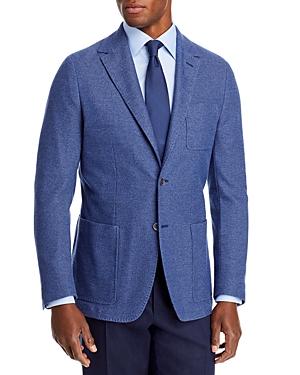 Canali Regular Fit Melange Jersey Sportcoat