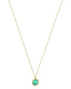 Ippolita 18k Yellow Gold Lollipop Turquoise Mini Pendant Necklace With Pave Diamonds, 18