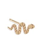 Zoe Chicco 14k Yellow Gold Itty Bitty Symbols Single Snake Stud Earring