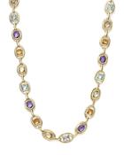 Multi Gemstone Geometric Necklace In 14k Yellow Gold, 17 - 100% Exclusive