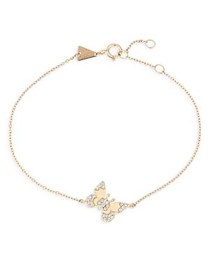 Adina Reyter 14k Yellow Gold Enchanted Diamond Butterfly Charm Bracelet