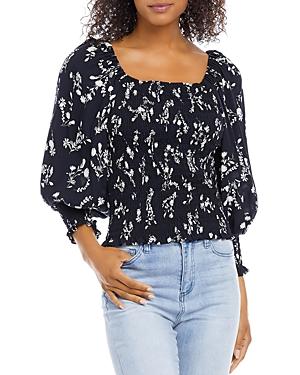 Karen Kane Smocked Prairie Top