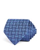 Emporio Armani Textured Basketweave Silk Classic Tie