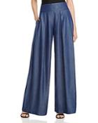 Nicole Miller Skyscraper Chambray Wide Leg Pants