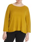 Eileen Fisher Plus Boat-neck Top