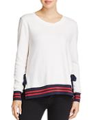Pam & Gela Stripe-trimmed Sweatshirt