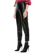 Alice + Olivia Pete Low Rise Faux Leather Pants