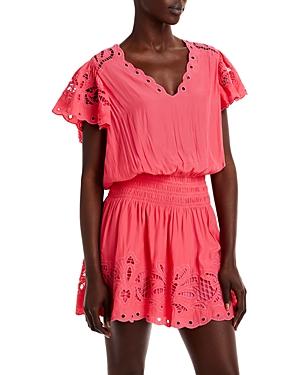 Ramy Brook Rochelle Eyelet Mini Dress