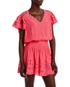 Ramy Brook Rochelle Eyelet Mini Dress