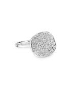 Ippolita Sterling Silver Small Stardust Ring With Diamonds