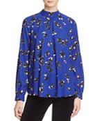 Nydj Abstract Floral Print Blouse
