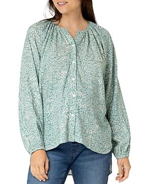 Nom Maternity Provence Button Front Top
