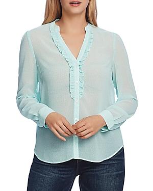 Vince Camuto Ruffled Ditsy Blouse
