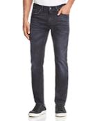Boss Delaware Cashmere Touch Slim Fit Jeans In Dark Gray