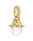 Temple St. Clair 18k Yellow Gold Crystal Granulated Amulet Pendant