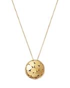 Bloomingdale's Pebble Pattern Circle Pendant Necklace In 14k Yellow Gold, 20 - 100% Exclusive