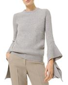 Michael Michael Kors Cashmere Flare Sleeve Sweater