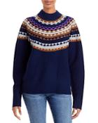 Theory Fair Isle Wool & Cashmere Sweater