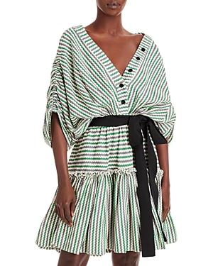 Hellessy Lotus Gathered Mini Dress