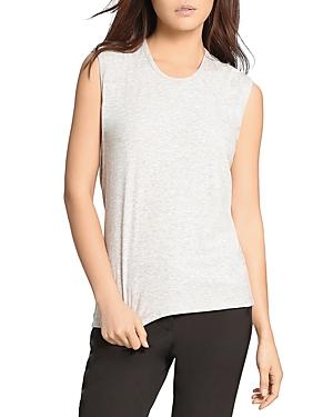 Halston Heritage Ribbed Jersey Top