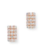 Bloomingdale's Cluster Diamond Stud Earrings In 14k Rose Gold, 0.20 Ct. T.w. - 100% Exclusive