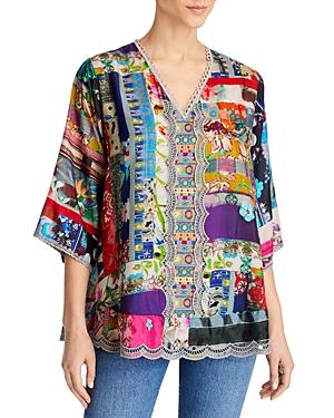 Johnny Was Sonnet Leonora Silk Tunic
