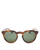 Giorgio Armani Round Keyhole Sunglasses, 47mm