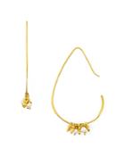 Chan Luu Cultured Freshwater Pearl Drop Earrings In 18k Gold-plated Sterling Silver Or Sterling Silver