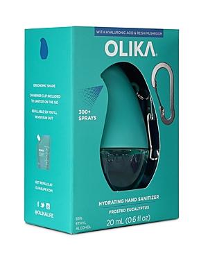 Olika Mindfulness Hydrating Hand Sanitizer Clip On, Frosted Eucalyptus 0.6 Oz.
