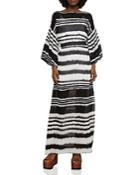 Bcbgmaxazria Batik Stripe Maxi Dress