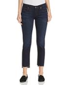 Eileen Fisher Slim Ankle Step-hem Jeans In Utility Blue - 100% Exclusive