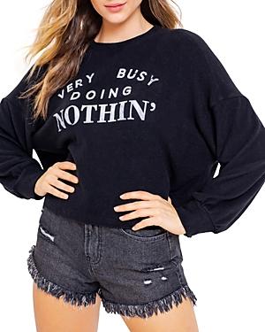 Gilli Long Sleeve Brushed Graphic Top (25% Off) - Comparable Value $40