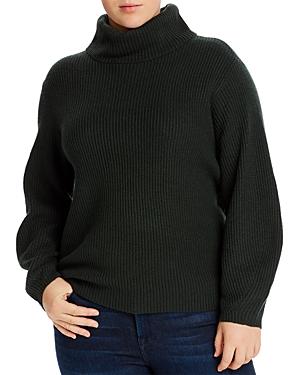Vince Camuto Plus Ribbed Turtleneck