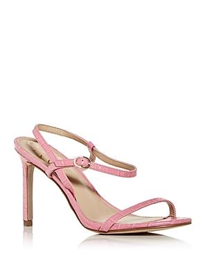 Sam Edelman Women's Doran Croc Embossed High Heel Sandals