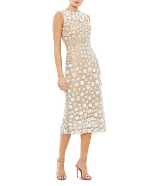 Mac Duggal Applique Midi Gown