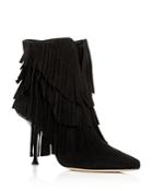 Sergio Rossi Women's Milano Fringe High-heel Booties