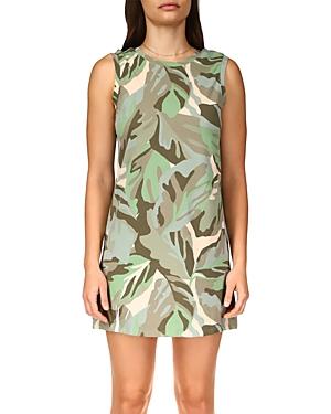 Sanctuary Printed Open Back Tank Dress