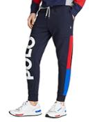 Polo Ralph Lauren Colorblocked Graphic Fleece Jogger Pants